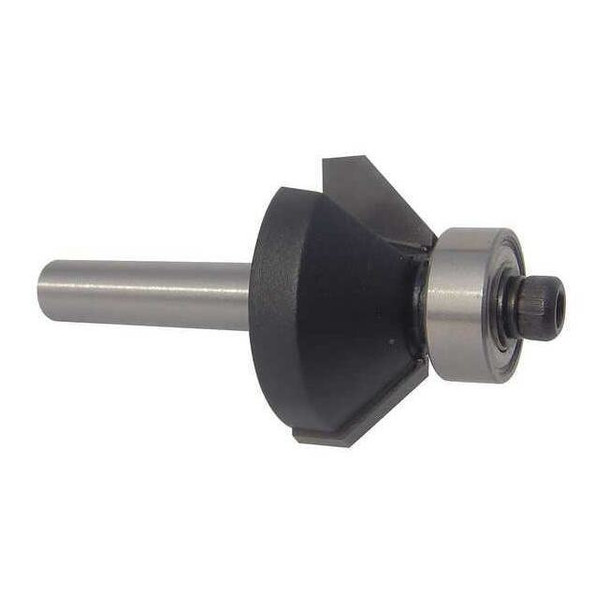 Westward Chamfer Rtr Bit,Carbide Tipped,1-1/4 In 16Y609