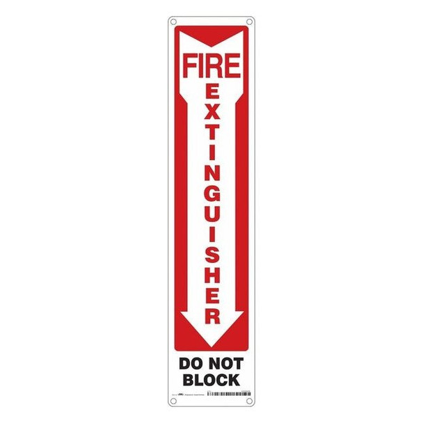 Condor Safety Sign,4" W,18" H,0.032" Thickness 469X99