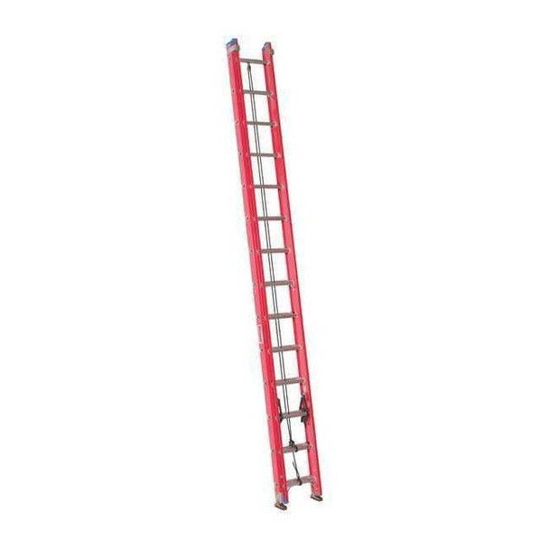 Westward 28 ft Fiberglass Extension Ladder, 300 lb Load Capacity 44YY49