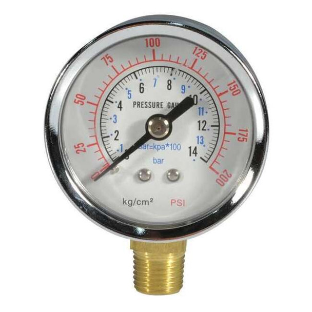 Speedaire Pressure Gauge, Speedaire PN2D1220V14KSG