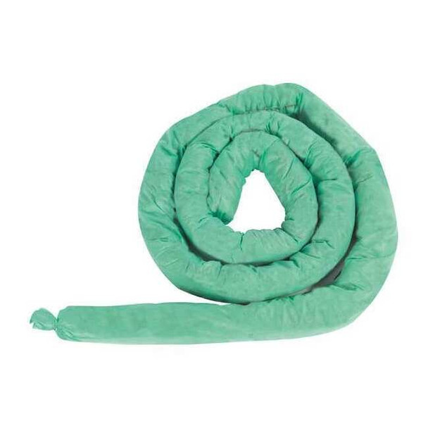 Condor Absorb Sock,Chem/Hazmat,10ft L,PK12 35ZR54