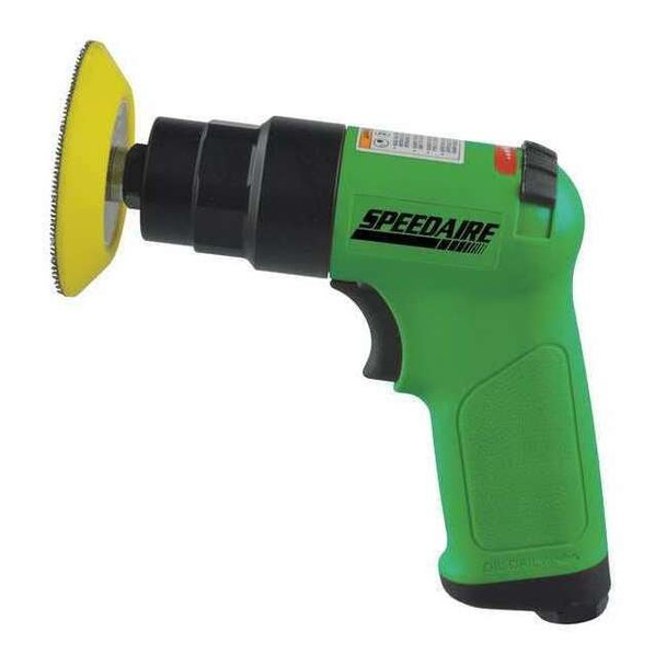 Speedaire Mini Air Polisher,3 In. Pad,2100 rpm 10D239