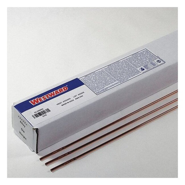 Westward 36'' TIG Welding Rod 3/32" Dia., AWS ER70S-2, 10 lb. 23XM46