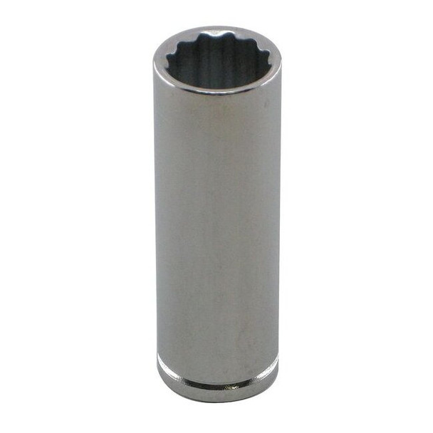 Westward 1/4 in Drive, 16mm 12 pt Metric Socket, 12 Points 10E882
