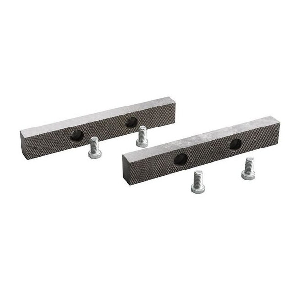 Westward Replace.JawInserts,Steel,Incl.4Screw,PK2 10D761