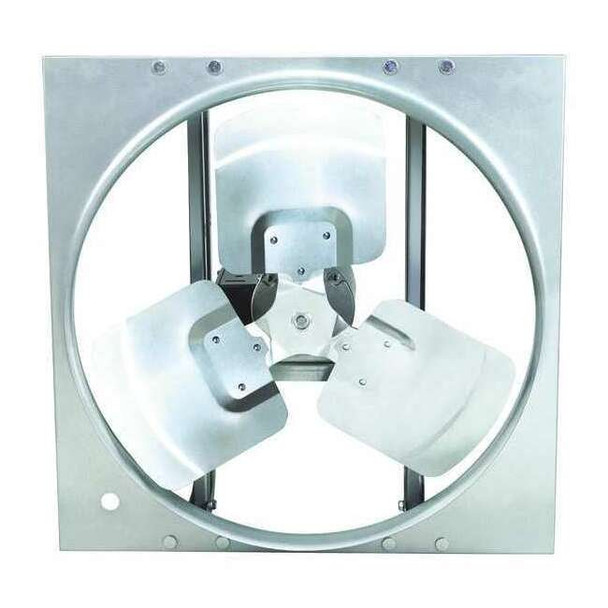 Dayton Exhaust Fan,24In Bl,Aluminum,115/230V 10D979