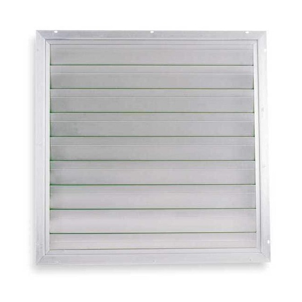 30 in 32.75"H-W Alu Universal Backdraft Dampr, 31 in x 31 in, Aluminum
