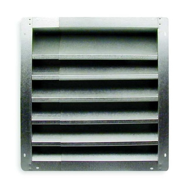 Dayton Louver,Intake,18-24 In,Aluminum 4F952
