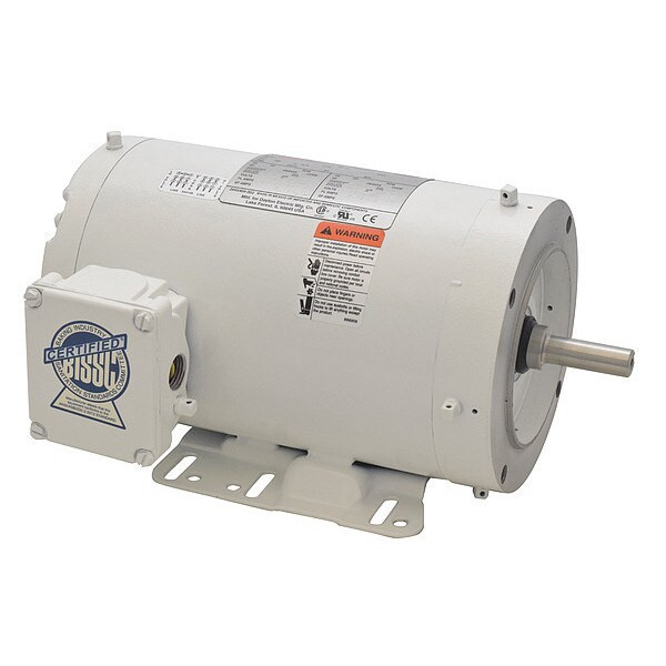 Dayton Washdown Mtr,3 Ph,TENV,1-1/2 HP,3450 rpm 1TTA1BH