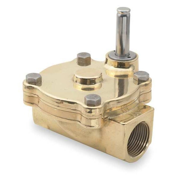 Dayton Brass Solenoid Valve Less Coil, Normally Closed, 1 in Pipe Size 007131
