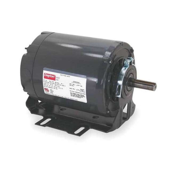 Dayton 50 Hz Motor, Single, 48, Resilient Base 6XH63BA