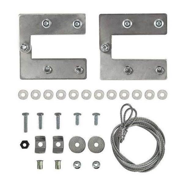Dayton Hinge Kit, 30 in, Roof Mount 4HX79