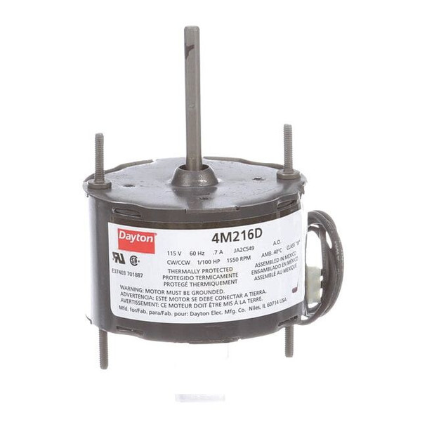 Dayton HVAC Motor,1/100 HP,1550 rpm,115V,3.3 71732298M