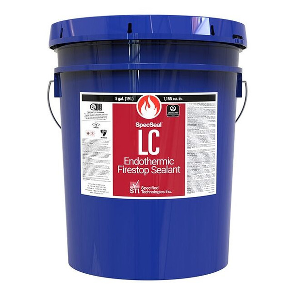 Specseal Fire Barrier Sealant,5 gal.,Red LC155