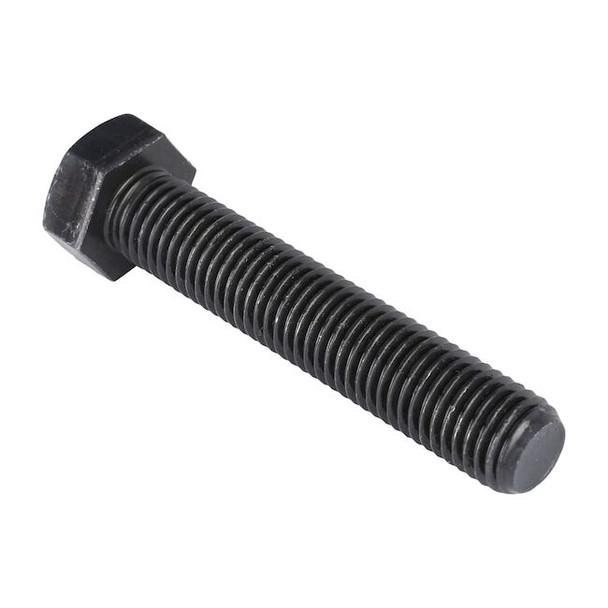 Grade 8, 3/4"-10 Hex Head Tap Bolt, Black Oxide Steel, 4 in L, 5 PK