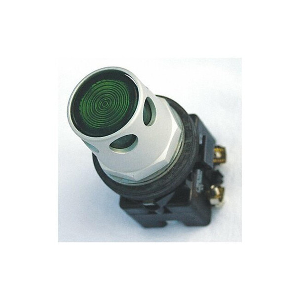 Eaton Illuminated Push Button, 30 mm, 1NO/1NC, Green HT8GDGABF7