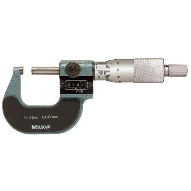 Mitutoyo Digital Micrometer,Outside,0 to 25mm 193-111