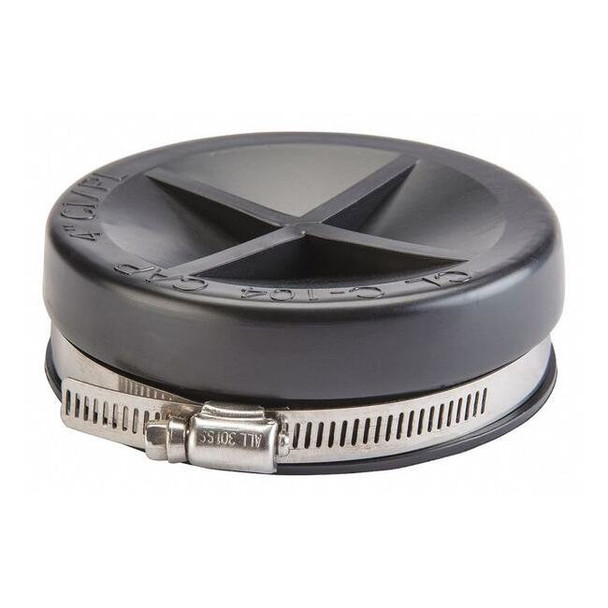 Manufacturer Varies Flexible Cap,Plastic,4.3 psi,6" Pipe Sz DACAP-6