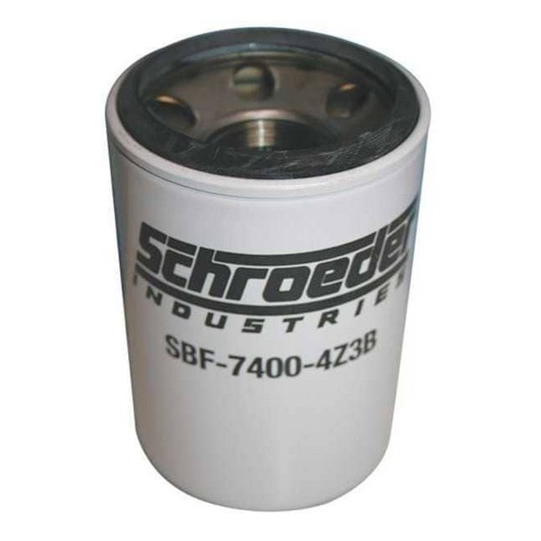 Schroeder Spin-On Filter,Microglass,3 Microns SBF-7400-4Z3B