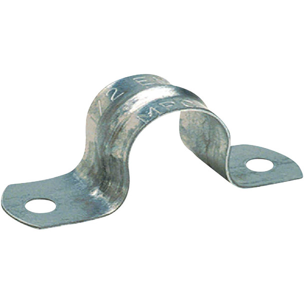 Halex 1-1/2 In. Click-On EMT 2-Hole Conduit Strap  (2-Pack) 26165