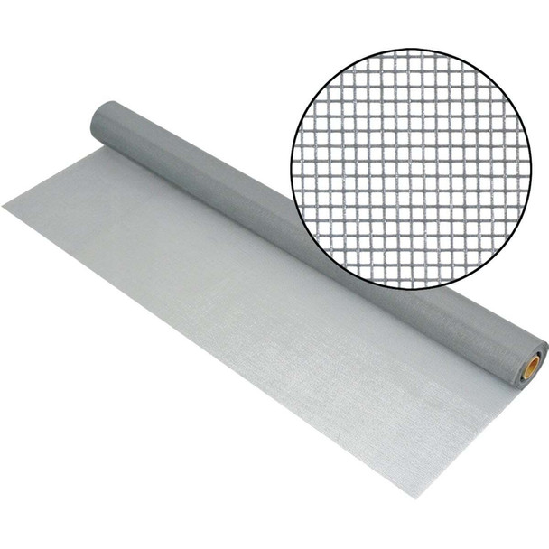 Phifer 24 In. x 100 Ft. Gray Premium Fiberglass Mesh Screen Cloth 3002194