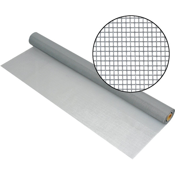 Phifer 36 In. x 100 Ft. Gray Premium Fiberglass Mesh Screen Cloth 3002201