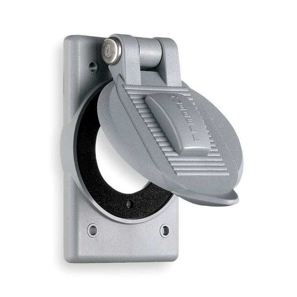 Weatherproof Cover, Outlet Box Type, 1 Gang, Polyester, Thermoplastic Reinforced