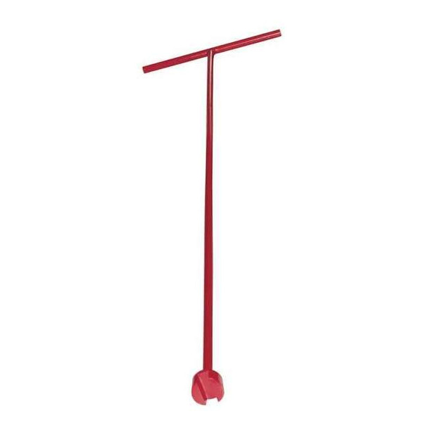Westward Meter Key,60 in.,Steel,Powder-Coated 31MJ73