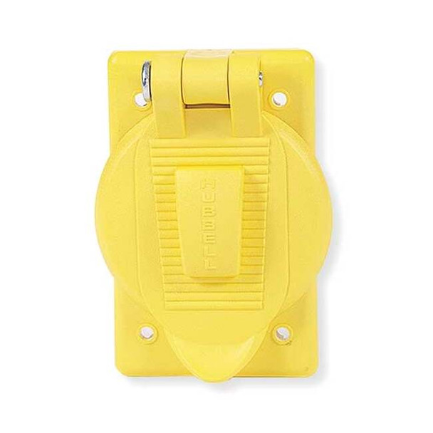 Weatherproof Cover, 1 Gang, Polycarbonate, Single Receptacle Cover Type