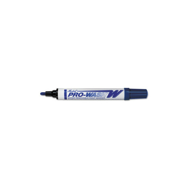 Paint-Riter®+ Water Removable Marker, Black, 1/8 in, Medium Tip