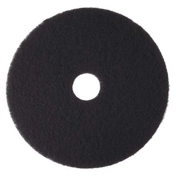 Tough Guy Stripping Pad,Black,Size 17",Round,PK5 402W16