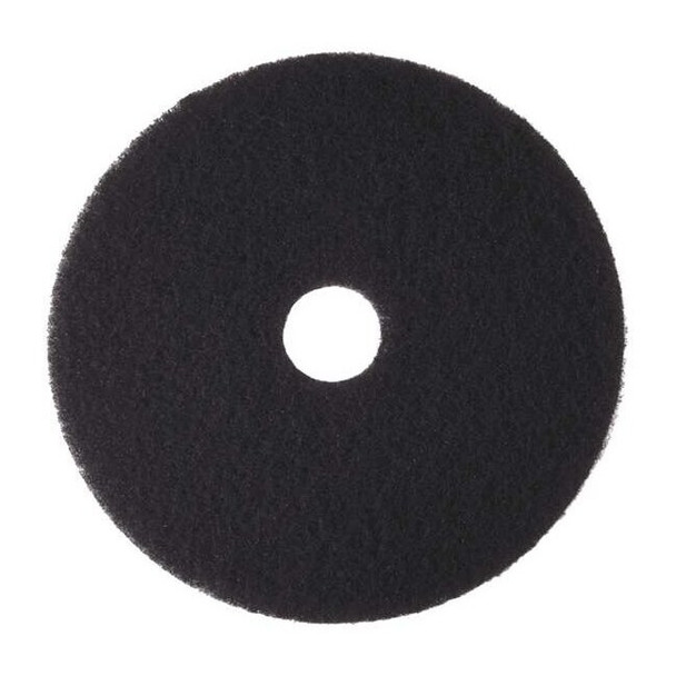 Tough Guy Stripping Pad,Black,Size 17",Round,PK5 402W16