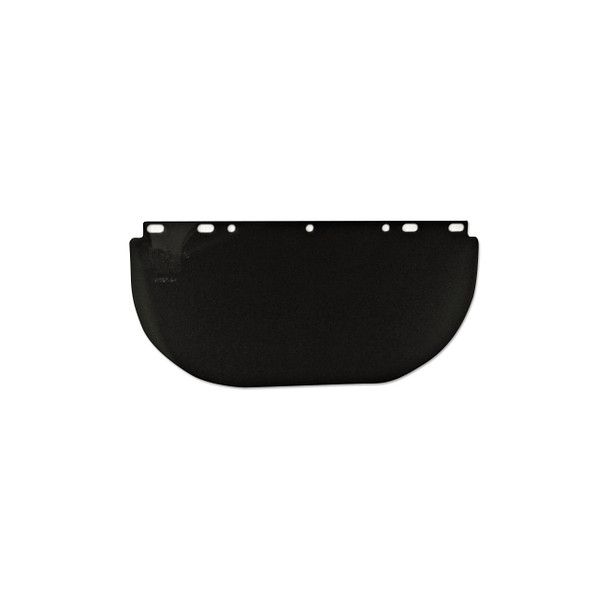 Visor, Dark Green, Unbound, 16-1/2 in L x 8 in H, For Fibre-Metal® Head Gear/Cap Adaptors