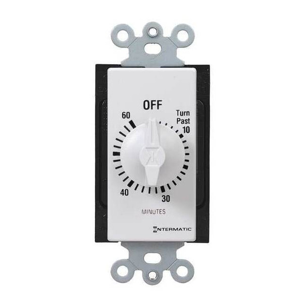 Intermatic Spring-Wound Timer, White, 277V AC FD460MW
