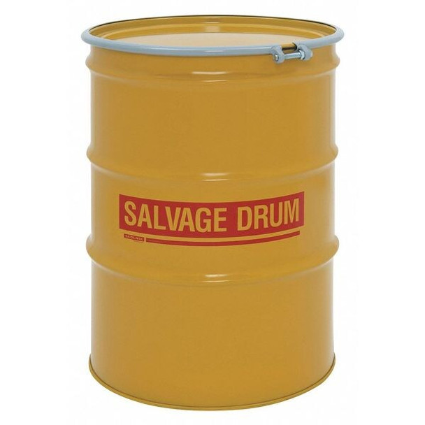 Manufacturer Varies Salvage Drum,Yellow,18ga,1.2mm HM8518