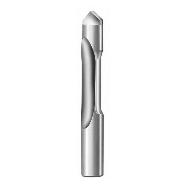 Onsrud Router Bit, HSS, 1/4 D, 3/4 Cut L, 1 Flute 18-00