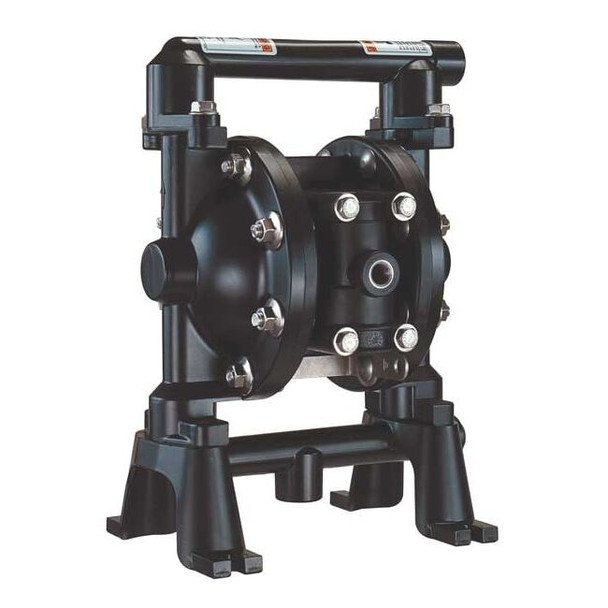 Aro Double Diaphragm Pump, Aluminum, Air Operated, PTFE, 12 GPM PD05R-AAS-STT-B