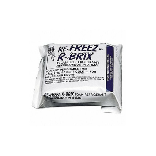 San Jamar Reusable Ice Pack,1 1/2x7x6",PK6 B6180GR