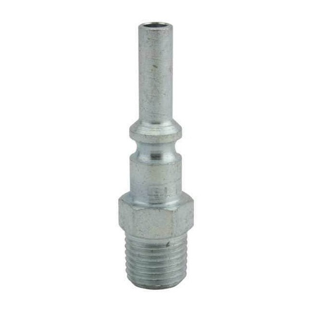 Milton L Style Plug, 1/4 in MNPT, Steel, PK10 791