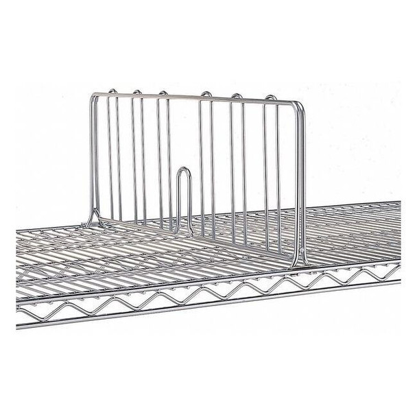 Metro Shelf Divider,2inx8inx18in,Steel,PK6 DD18C