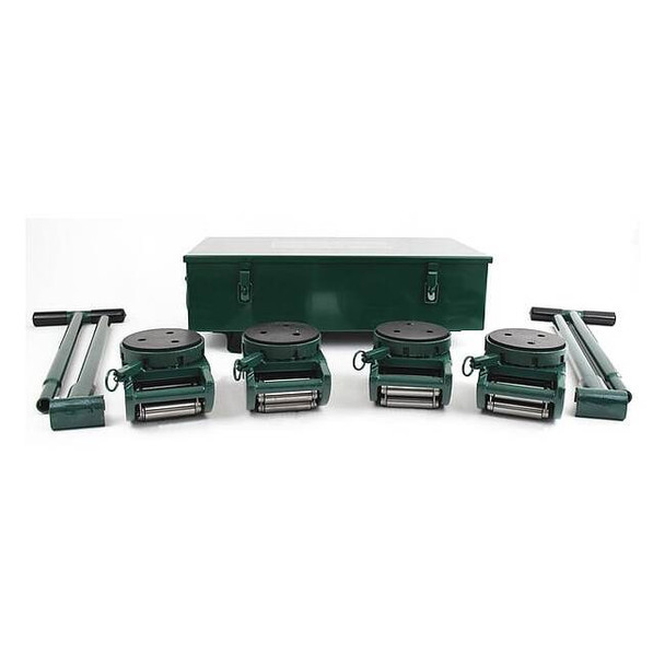 Hilman Rollers Equipment Roller Kit, Swivel, 30,000 lb. Cap KRS-15-SLP