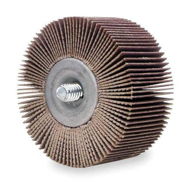 Merit Flap Wheel,AO,2x1/2x1/4-20 Shank,120G 088341-33003