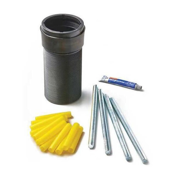 Jay R. Smith Manufacturing Nipple Kit, 8.25 in L, Plastic 0100N08KP