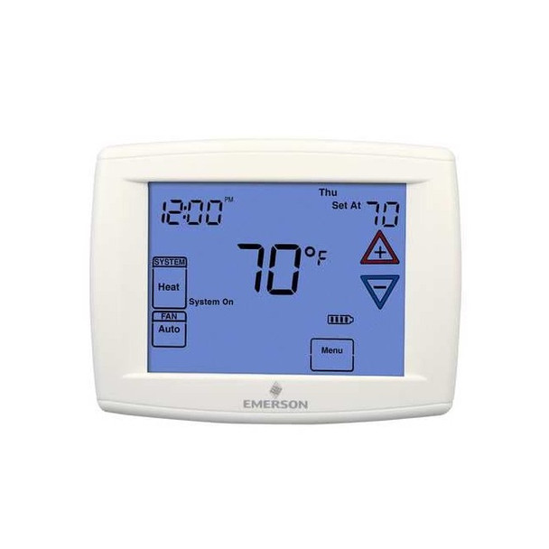 Blue Series 12 Touchscreen Thermostats, 7, 5-1-1 Programs, 1 H, 1 C, 24VAC