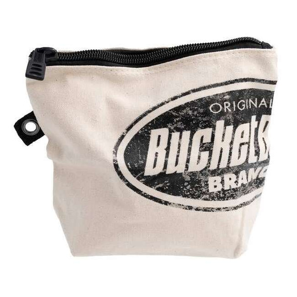 Bucket Boss Tool Bag, White, Canvas, 1 Pockets 25100