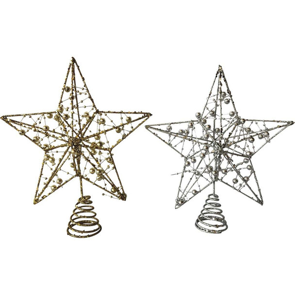 Alpine 9 In. Wire Star Tree Topper CIM388A