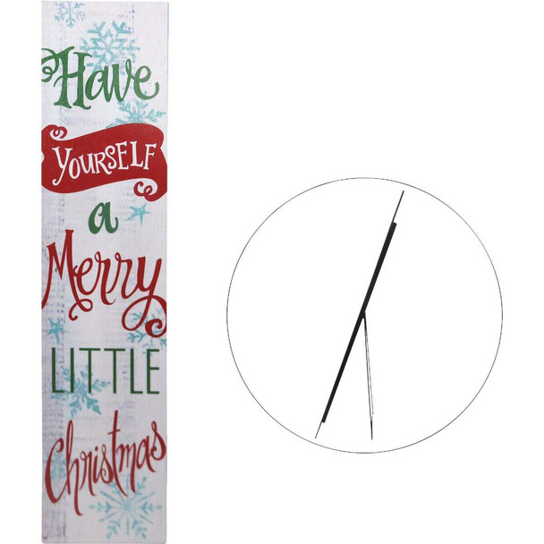 Alpine Have a Merry Porch Sign YEN436