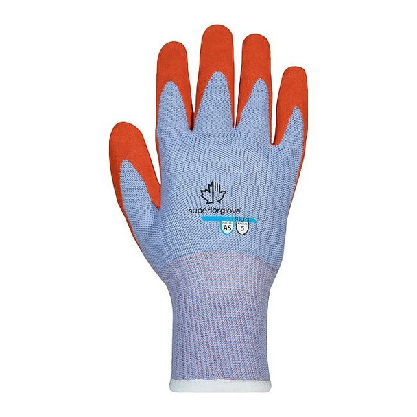 Cut-Resistant Gloves, Cut Level A5 ,Dipped ,Foam Latex ,Smooth ,6 1 PR