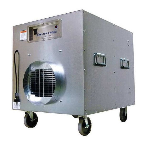 Omnitec Negative Air Machine,24 in x 24 in,Bag OA2200CBF