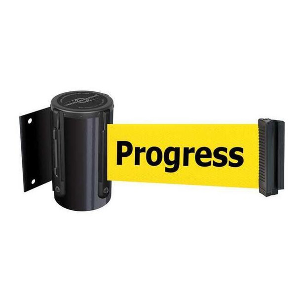 Tensabarrier Belt Barrier, Black,Belt Color Yellow 896-STD-33-MAX-NO-YCX-C